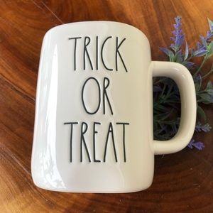 Rae Dunn Double Sided “TRICK OR TREAT” mug